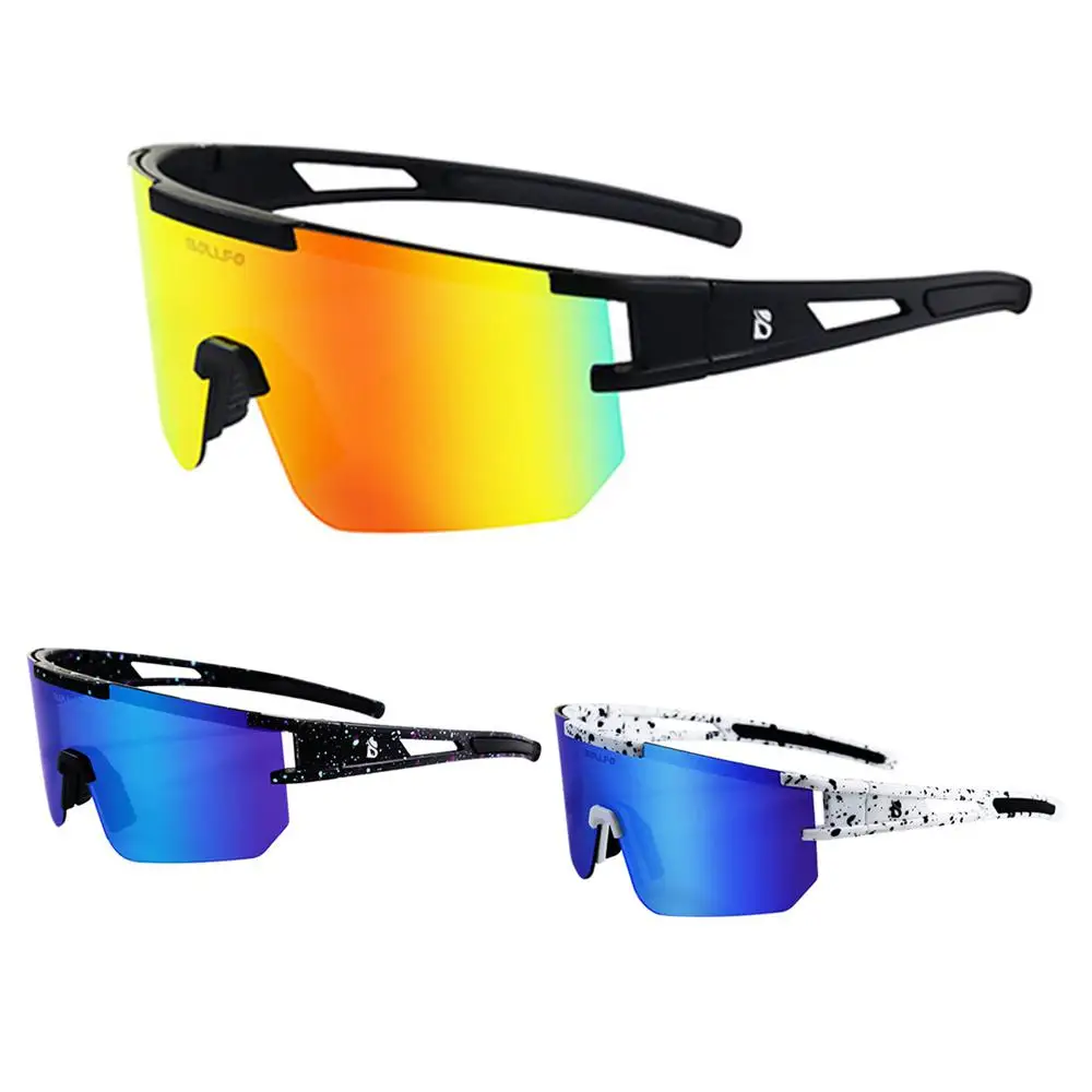 

BOLLFO Men's Cycling Sunglasses Women Mountain Road Bike Sun Glasses Polarized Fishing Driving Eyewears Windproof Drive Goggles