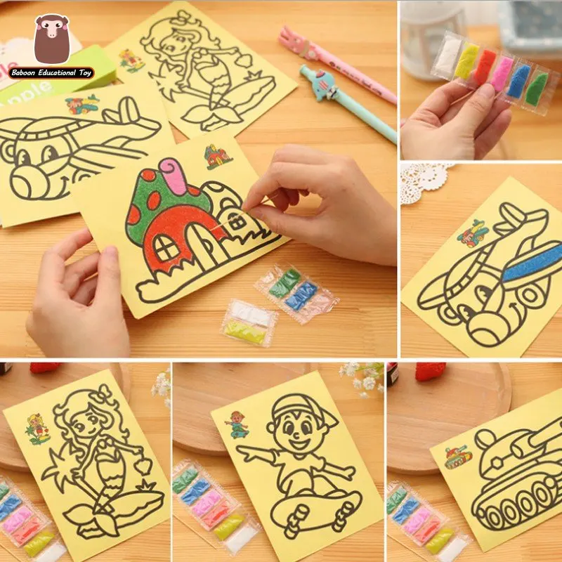 Рисунок 2 - Детская разноцветная Песочная живопись