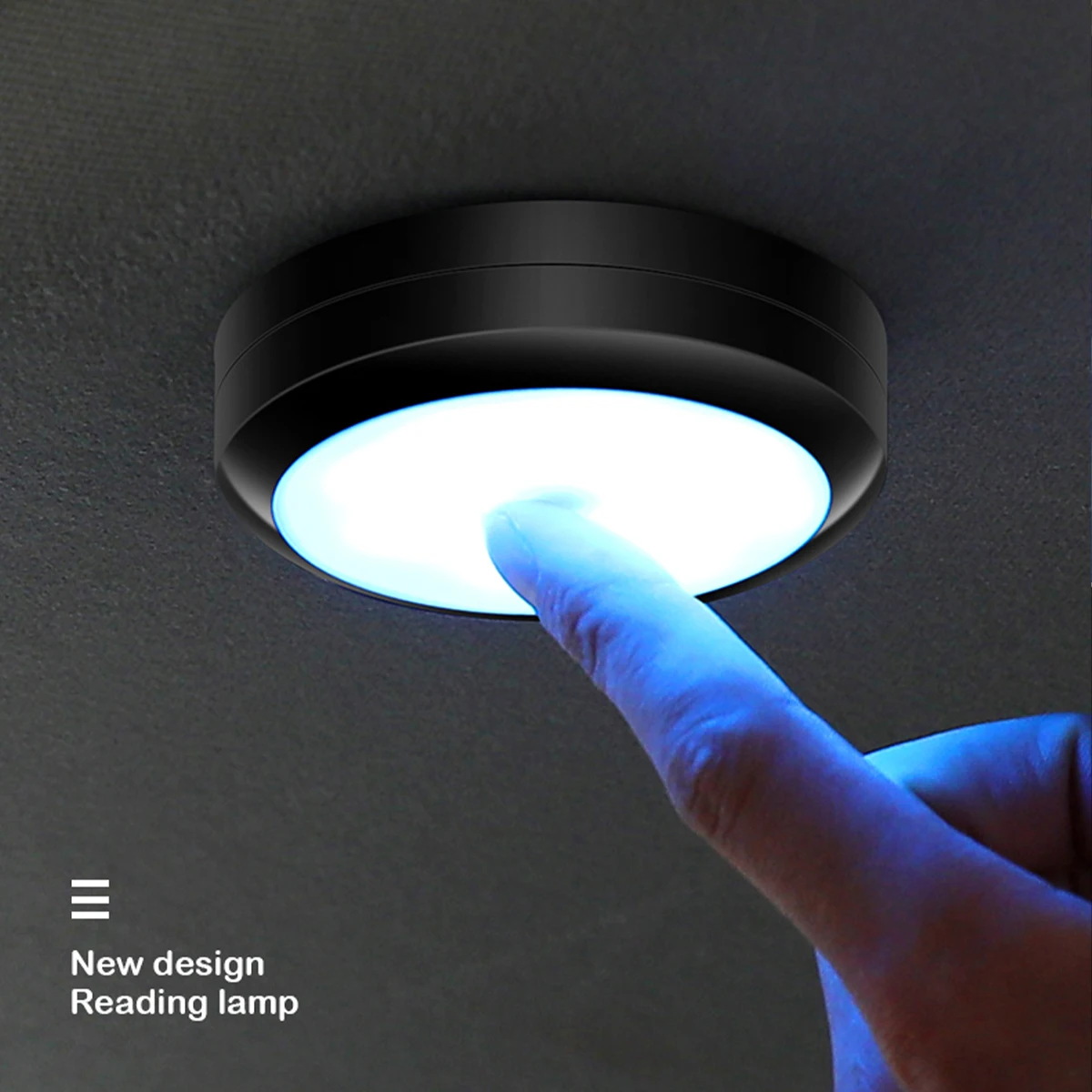 

Car Ceiling Lights Car Interior Reading Light with 3 Lighting Color 400mAh USB Rechargeable RV Ceiling LED Lights LED Wall Lamp