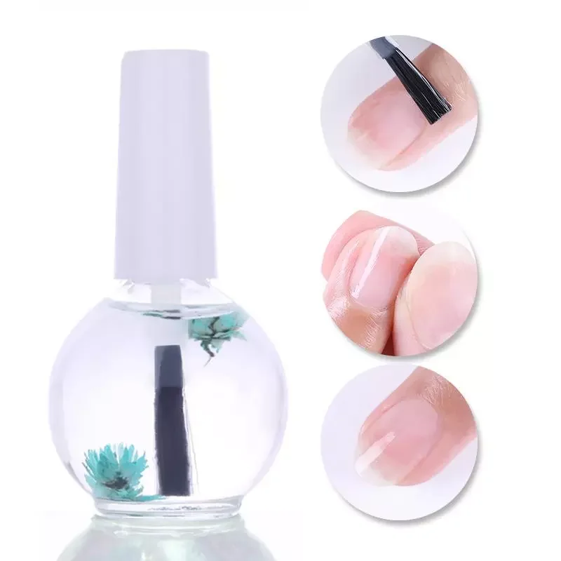 

NEW2023 5/15ml Nail Cuticle Oil Dried Flowers Softener Nutritional Cuticle Oil Nourishing Oil Manicure Nail Art Care Tools
