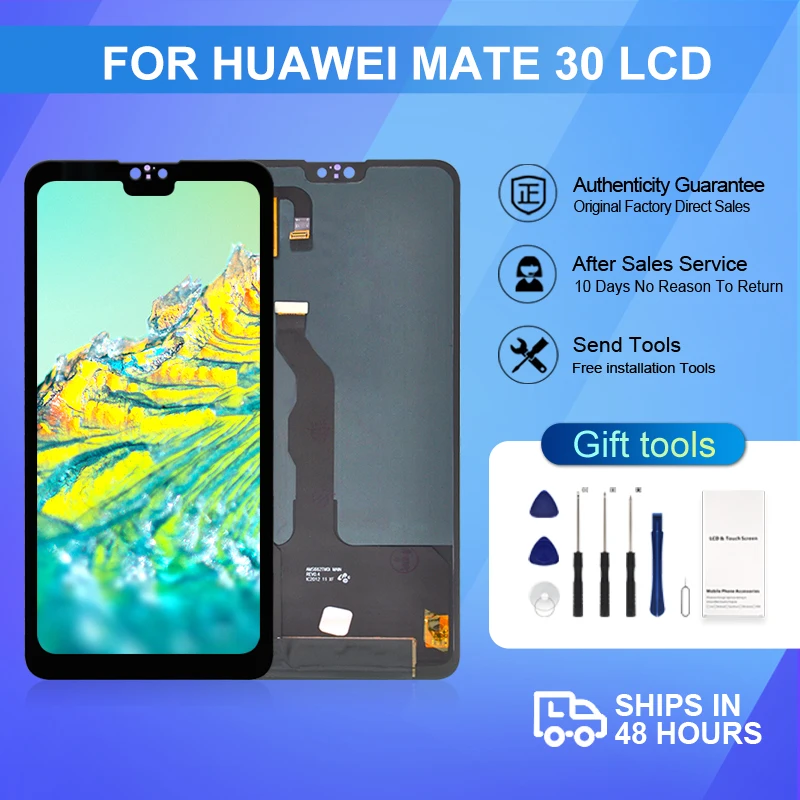

6.62 Inch For Huawei Mate 30 Lcd Touch Panel Screen Digitizer Assembly TAS-L09 TAS-L29 Display With Tools Free Ship Wholesale