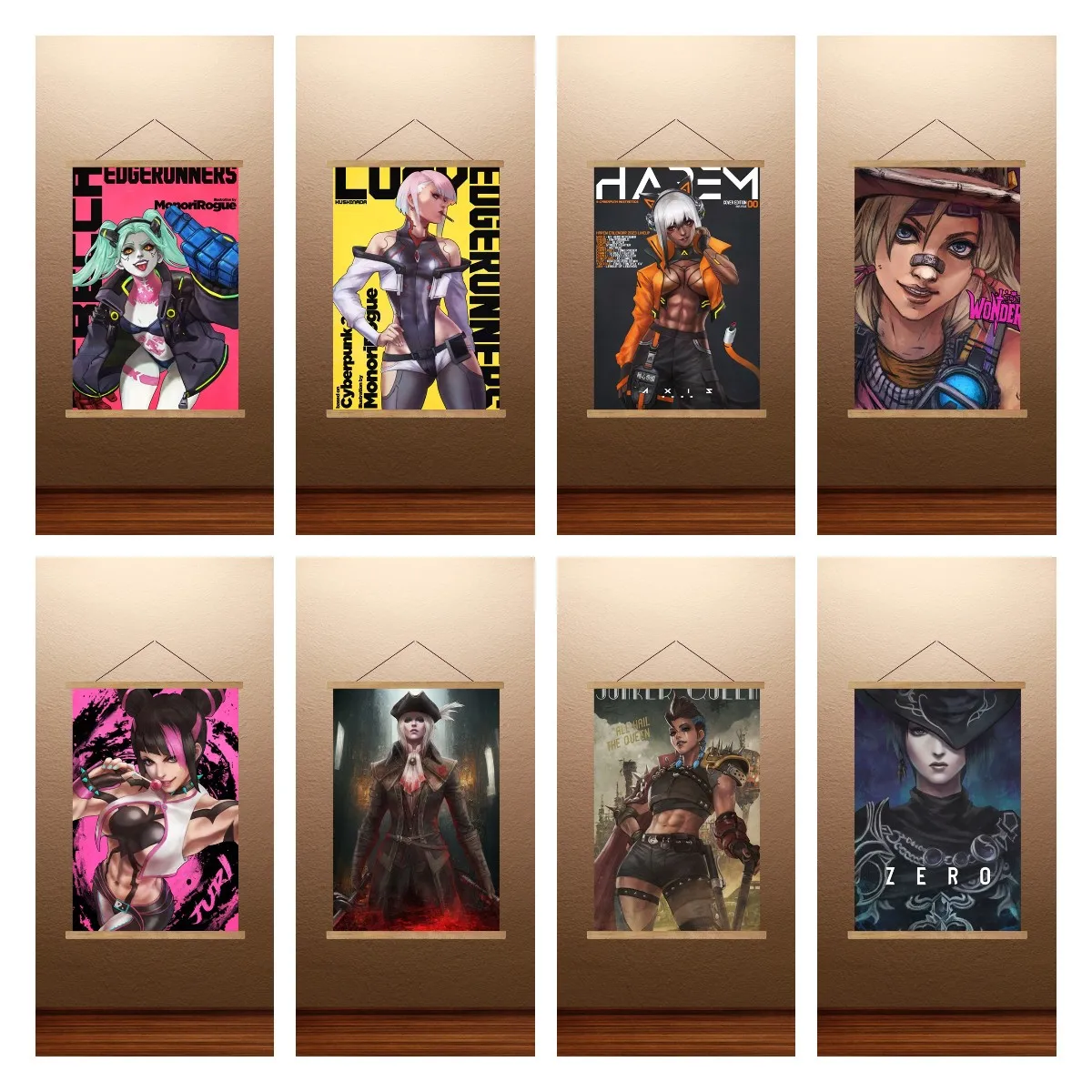 Постер с изображением небольших чудес Тина постеры из аниме Edgerunners Настенный