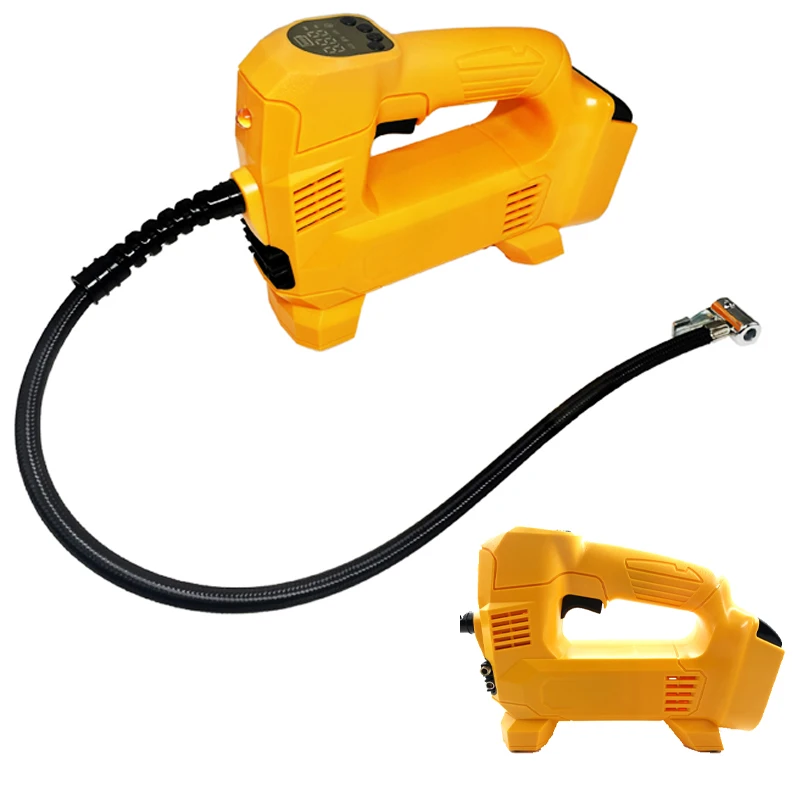 Portable Air Pump Digital Pressure Gauge For Cars Bikes