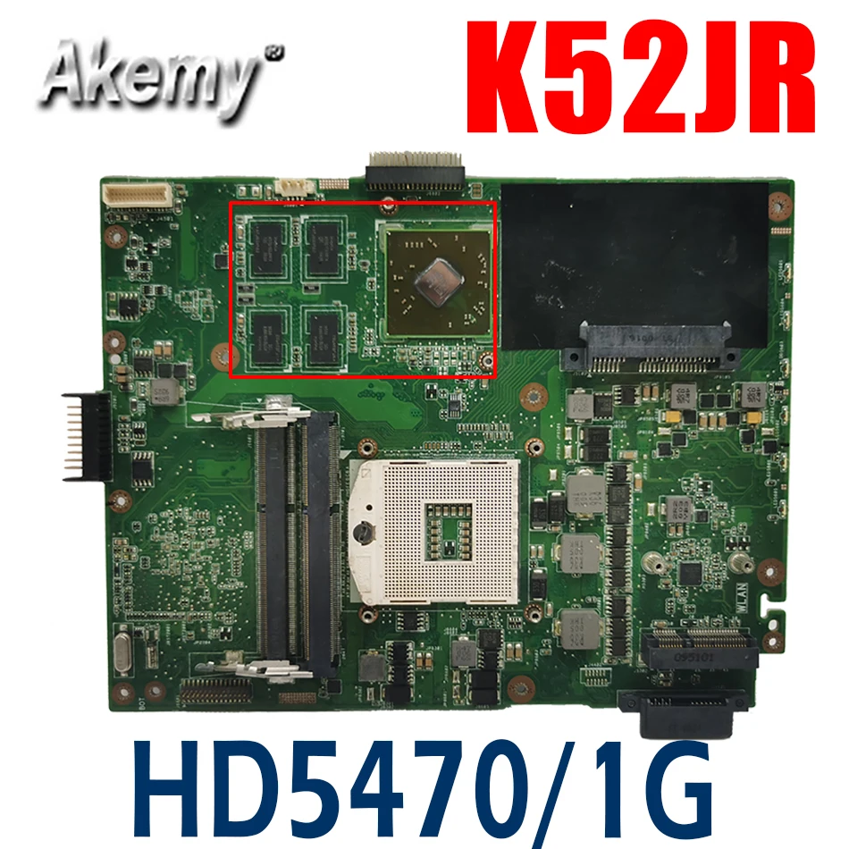Материнская плата для ноутбука Asus K52JR протестированная 100% ОК 1 ГБ HM55 HD5470/1G REV 2 0 +