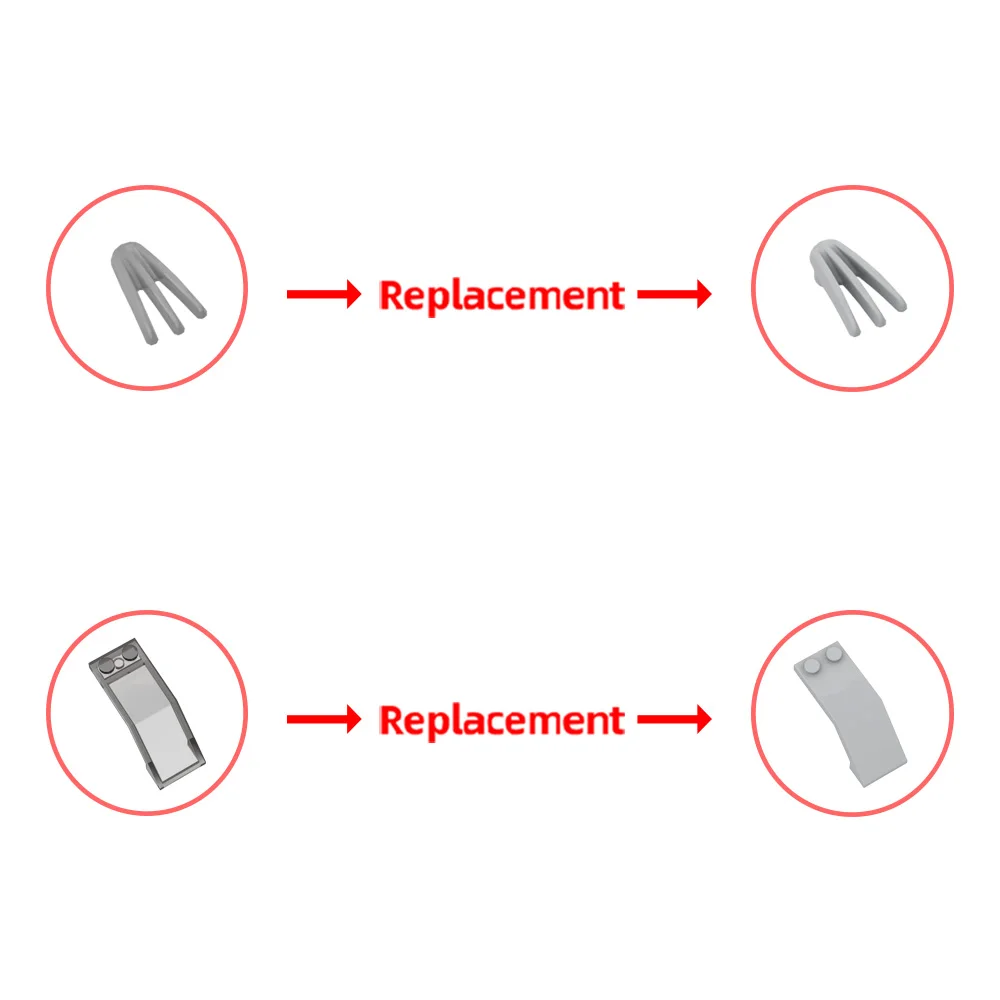 Блочный конструктор Gobricks MOC Uplink Mech Revamp