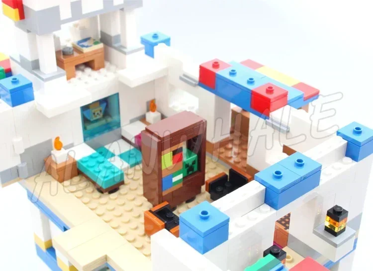 1252 шт. Детский конструктор Большая лама