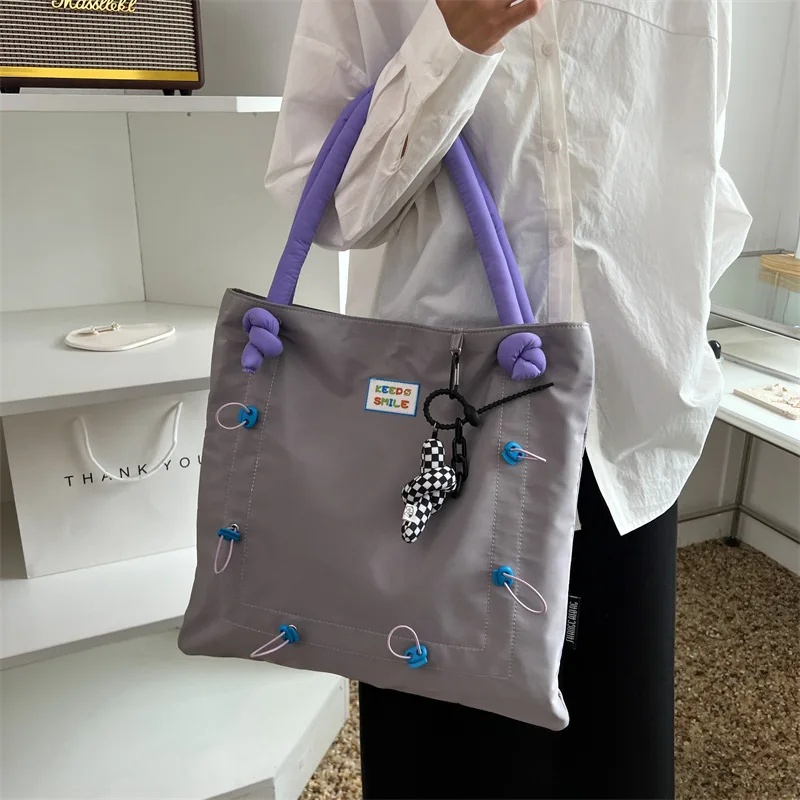 

SC-9102 Large Capacity Tote Bags Female 2022 New Casual Cloth Shoulder Bags for Women Commuter Handbags