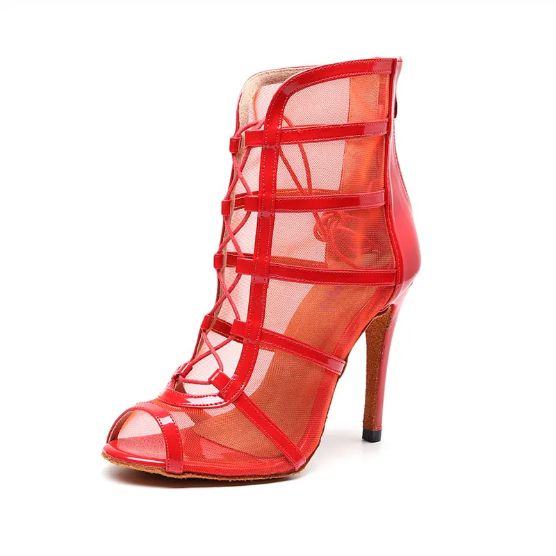 

Woman High Tip Ballroom Salsa Jazz Ballroom Latin Dance Shoes for Dancing Women Modern High Heels Baile Boot Summer Boots