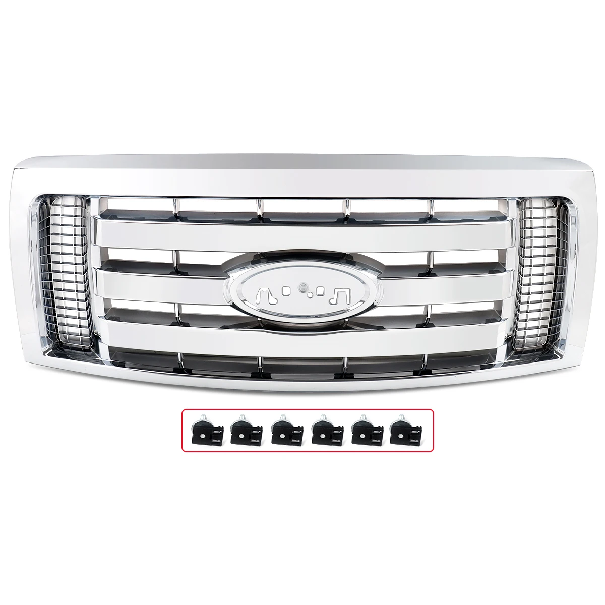 

Модифицированная решетка для переднего верхнего бампера Ford F150 F-150 XLT STX решетка 2009 2010 2011 2012 2013 гоночные Решетки Решетка-гриль