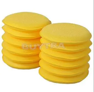 

12pc Care Care Waxing Polish Wax Foam Sponge Applicator Pads For Clean Cars Vehicle