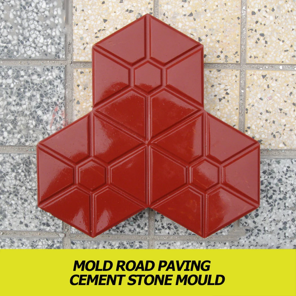 

DIY Garden Path Maker Paving Cement Brick Mold Excellent and Durable Polypropylene Stone Road Concrete Pavement Tool