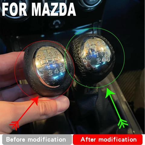 Для Mazda 3 BK 5 CR 6 GG/GY MPV PREMACY CP 323/323F BJ 626 GF/GW XEDOS 6 RX-8 Новая 5 6-скоростная ручка переключения передач MT