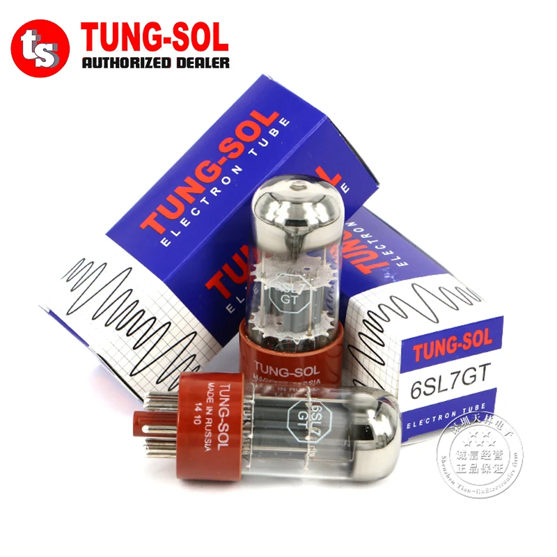 TUNG-SOL 6SL7 Замена электронной лампы 6SL7/6N9P/6H9C Вакуумная лампа Оригинальная заводская