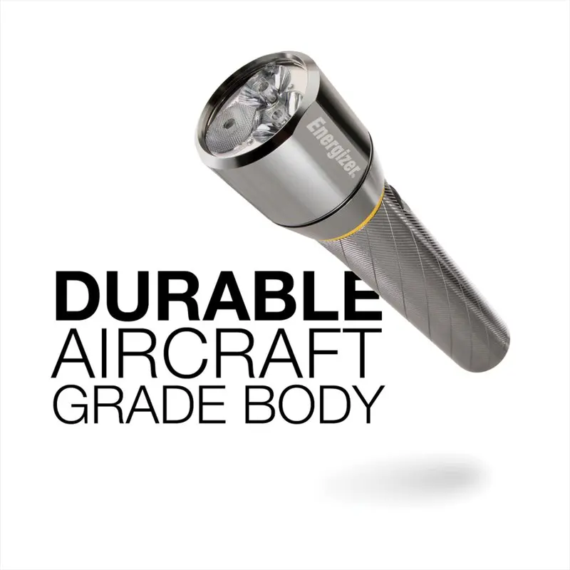 

Hd Focus Large Flashlight - Aa - Metal - Chrome