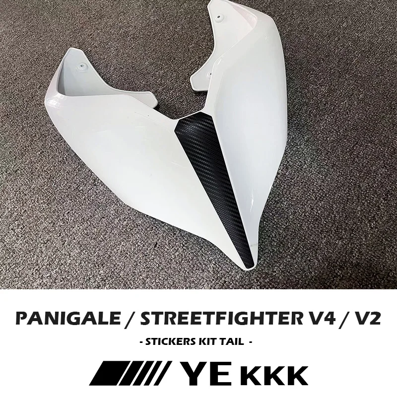 

Rear Tail Sticker Decal Fairing Shell Replica Carbon Fiber For Ducati Panigale V4 V4S V4R V2 Streetfighter V4 V4S SP