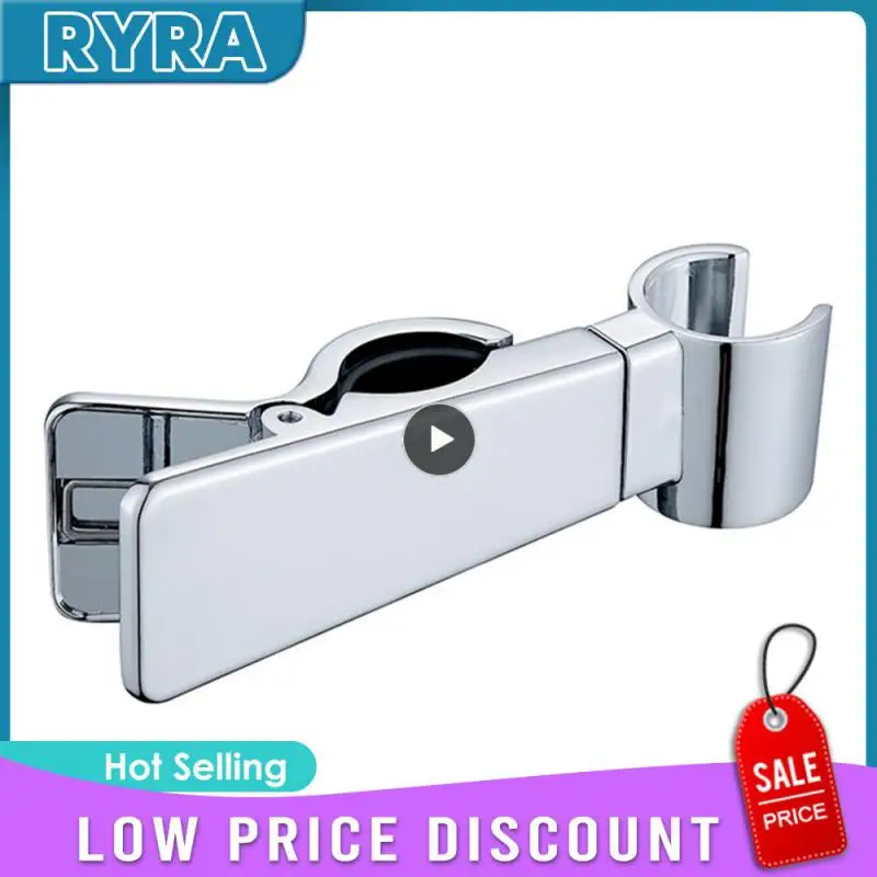 

Shower Head Zinc Alloy Modern And Simple Hand-spray Bracket Shower Rack Press The Clip-type Clip The Lift Rod
