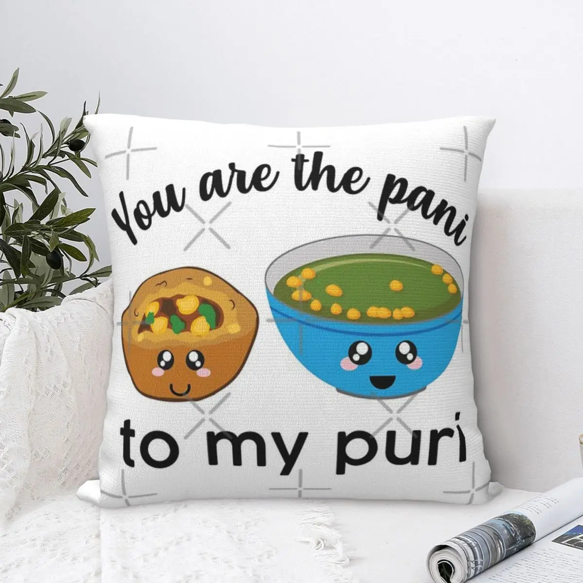 Забавная индейская Женская Подушка You Are The Girl To My Puri мягкая задняя наволочка