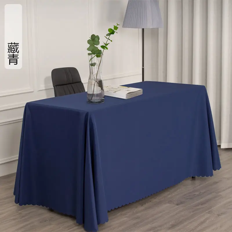 

2023 white tablecloth thickening rectangle color cloth art_Jes4081