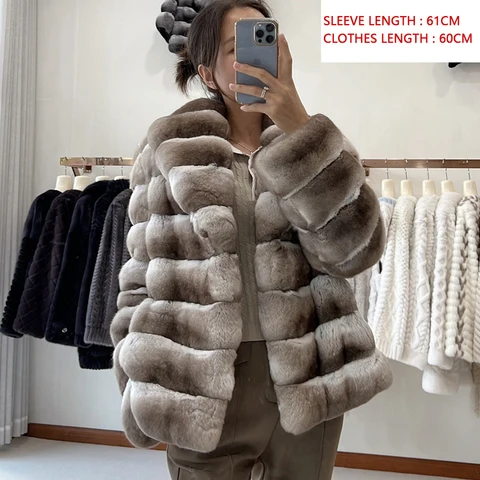 Женские шубы из кроличьего меха