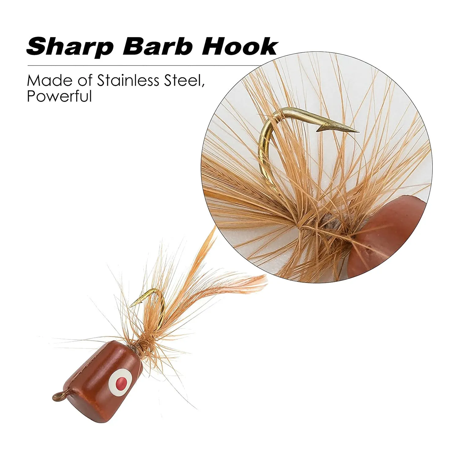 10 шт. рыболовные попперы для ловли нахлыстом