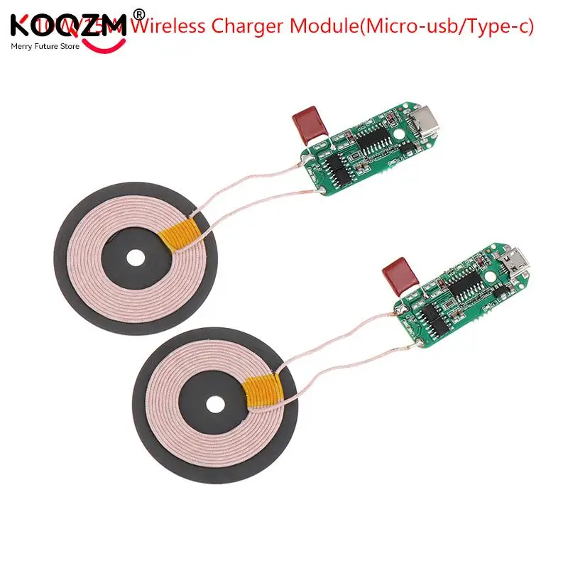 

Portable 10W/15W Type-c Qi Fast Charging Wireless Charger PCBA DIY Standard Accessories Transmitter Module Coil Circuit Board