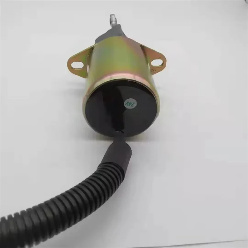 Shutoff Parar solenóide para Cummins 6CT Motor Diesel Daewoo Acessórios Escavadeira 24V 3970416