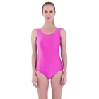 Женская танцевальная балетная майка AOYLISEY, женское трико без рукавов из спандекса, классическое женское боди для фитнеса