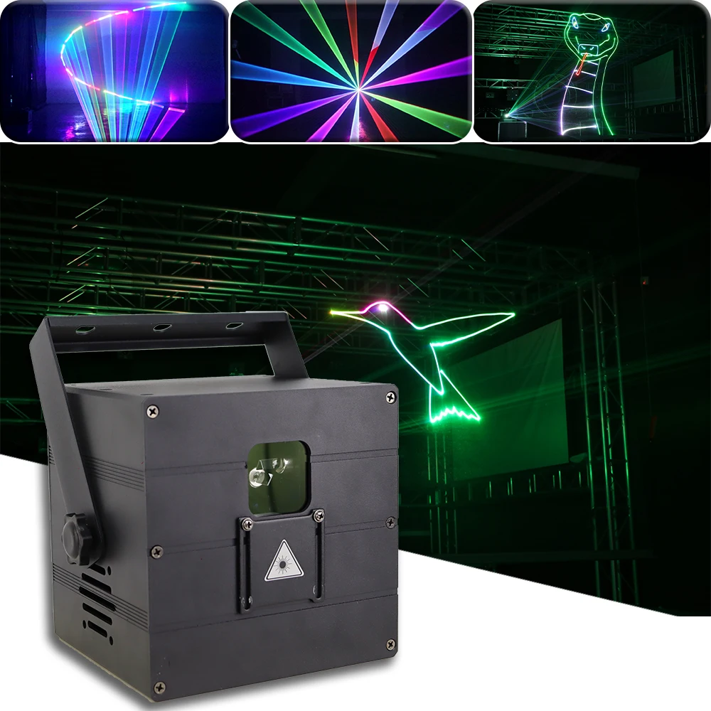 С анимационным лазером ILDA RGB 1 Вт 2 3 4 луч линейный сканер проектор DMX