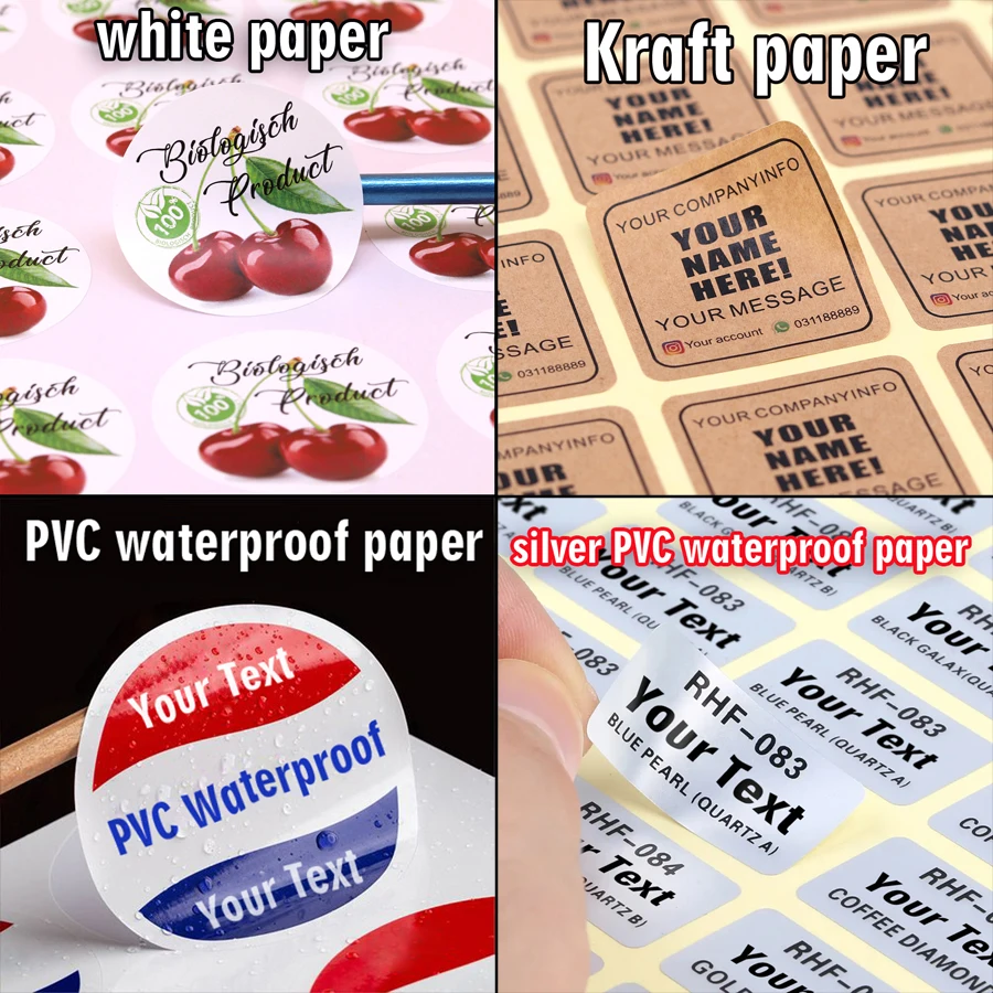 

Custom Sticker and Customized Logos Wedding Birthday Baptism Stickers Design Your Own Stickers Personalize Stickers Waterproof