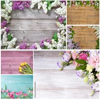 vinyl custom photography backdrops props flower wood planks photo studio background 2211 hbb 06