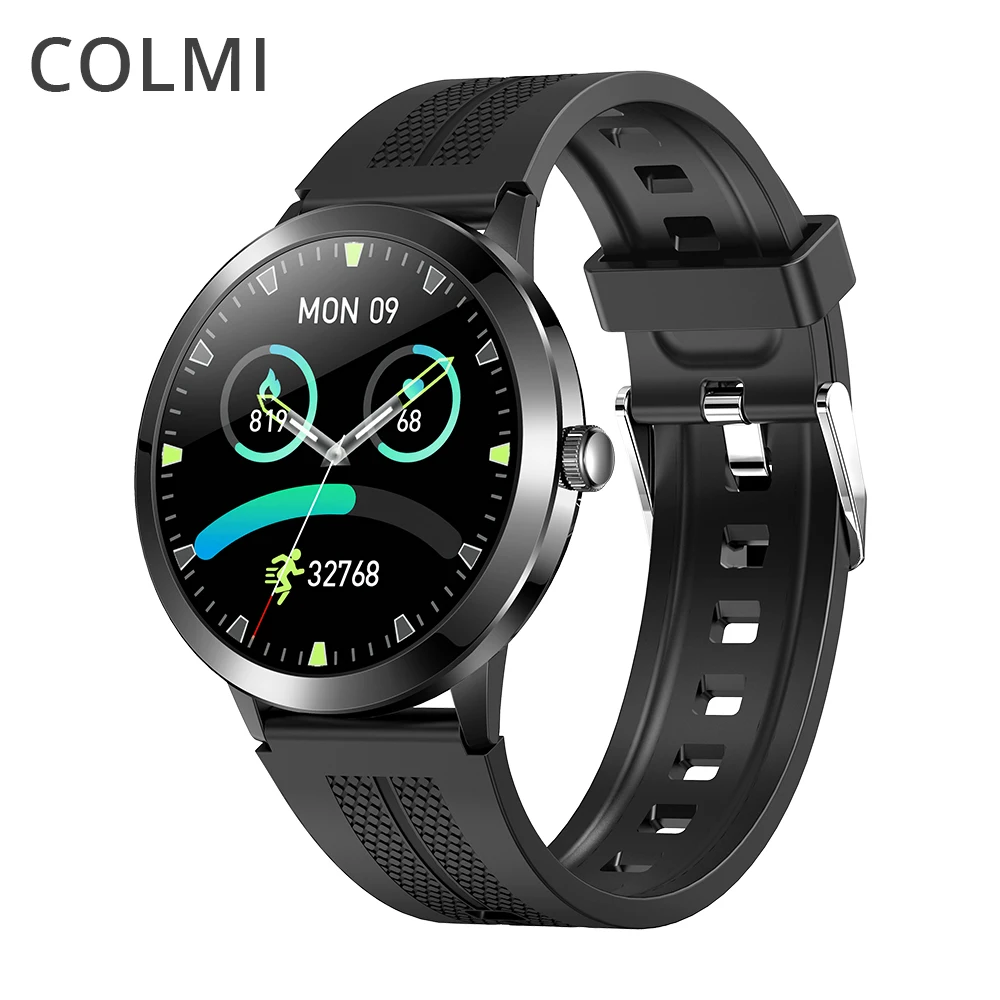 Смарт-часы COLMI T6 мужские 1 32 дюйма IPS 360*360 HD экран ультратонкие из нержавеющей стали