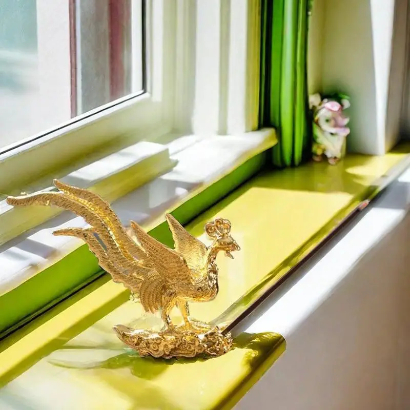 Винтажная курильница с рисунком Феникса