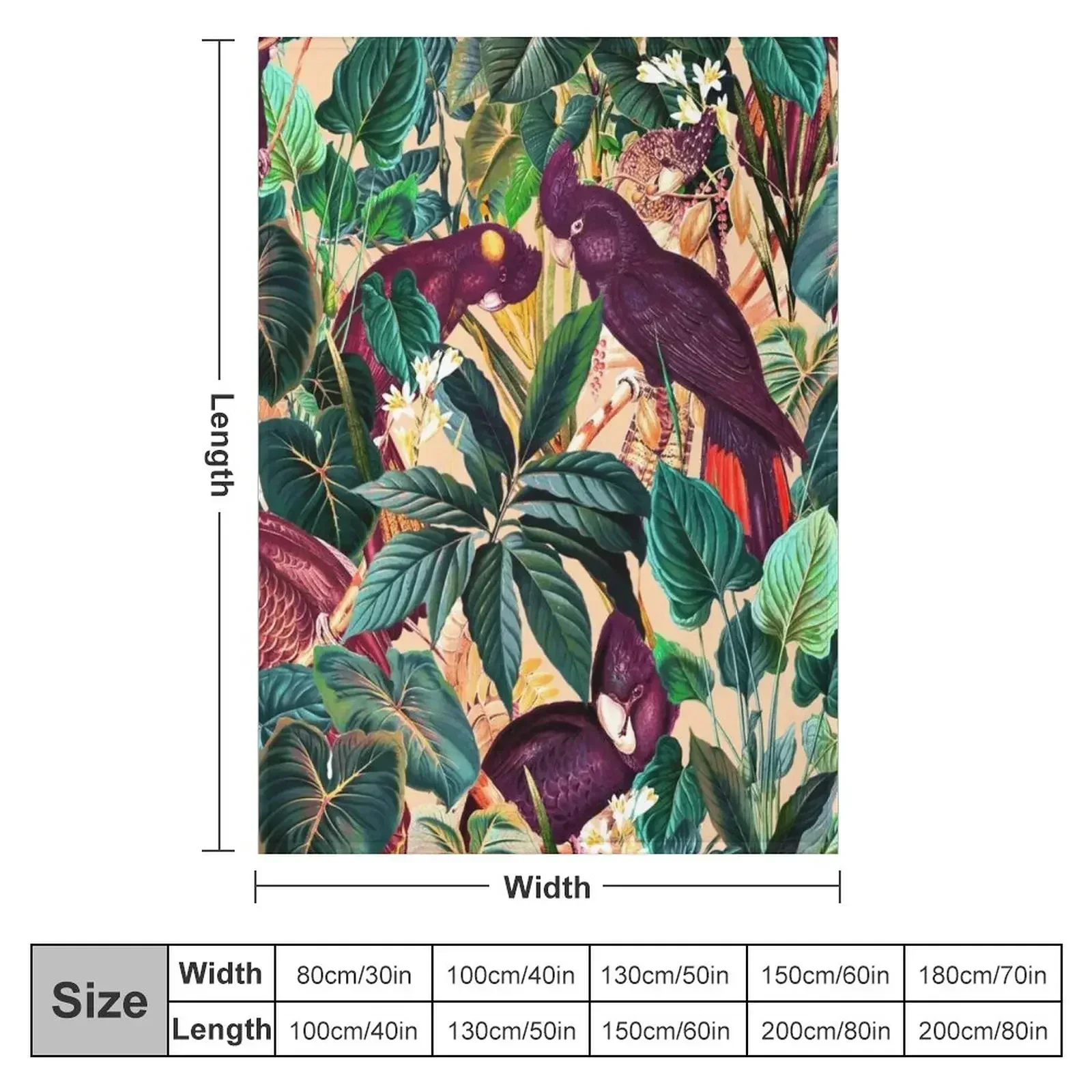 Одеяло с цветочным рисунком и птицами XLII одеяло индивидуальный подарок на диван