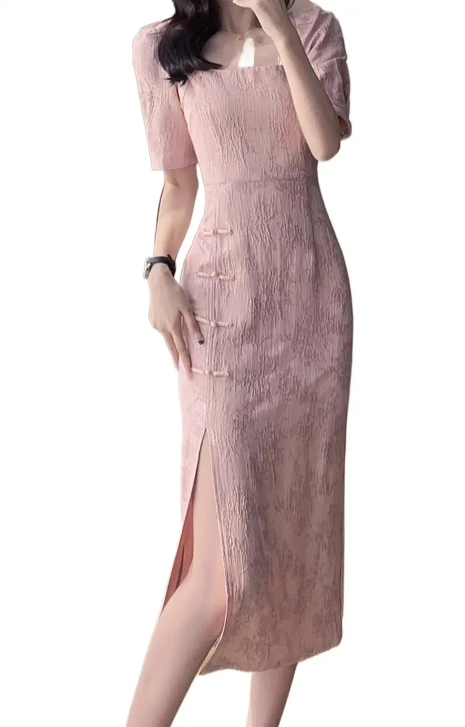 

Женская одежда, Новинка лета 2023, китайское улучшенное платье-Ципао, 0818