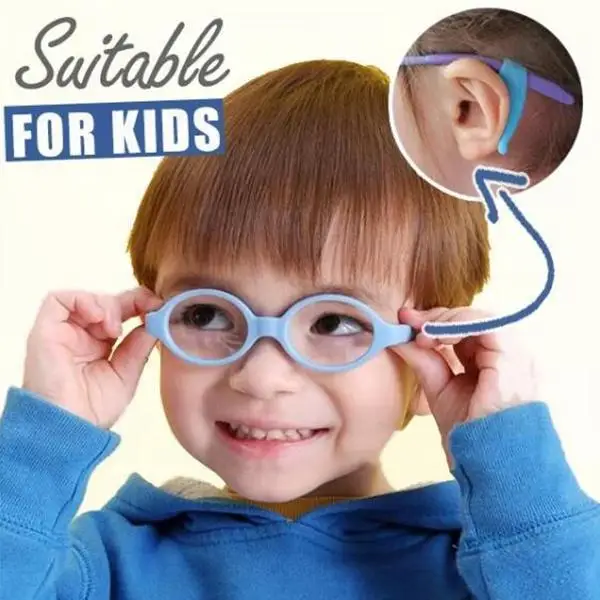 

12 Pairs Anti-Slip Comfort Glasses Retainers Newly Eyeglass Temple Tips Sleeve Retainer Silicone Holder Elastic Comfort Glasses