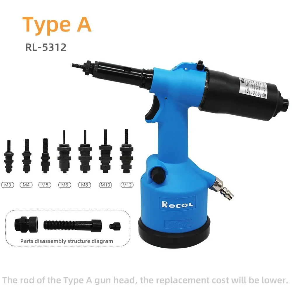 

Пневматический заклепочный пистолет FENNEC M3-M12