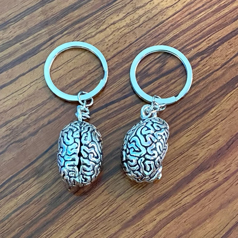 

Human BrainBrain Anatomy Keychain Keyring Women Man Jewelry Accessories Pendant Friend Family Fashion