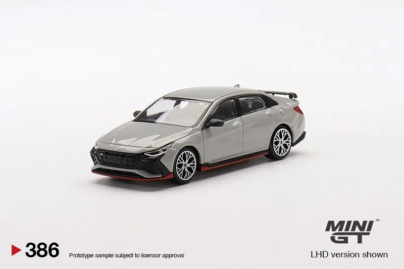 

Мини GT 1:64 Hyundai Elantra N Cyber Grey LHD коллекция литой модели автомобилей