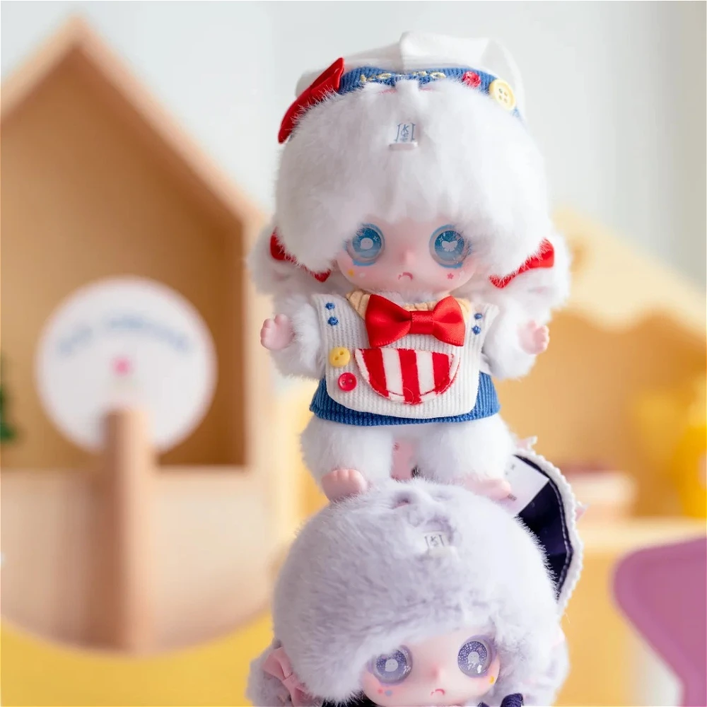 Плюшевая фигурка-подвеска Keeno Fluffy Cute Ghost Series Blind Box, брелок для ключей, кавайное украшение для рабочего стола, игрушка-сюрприз в пакете, подарок (art.: 3920db0bc168b) - 3920db0bc168b