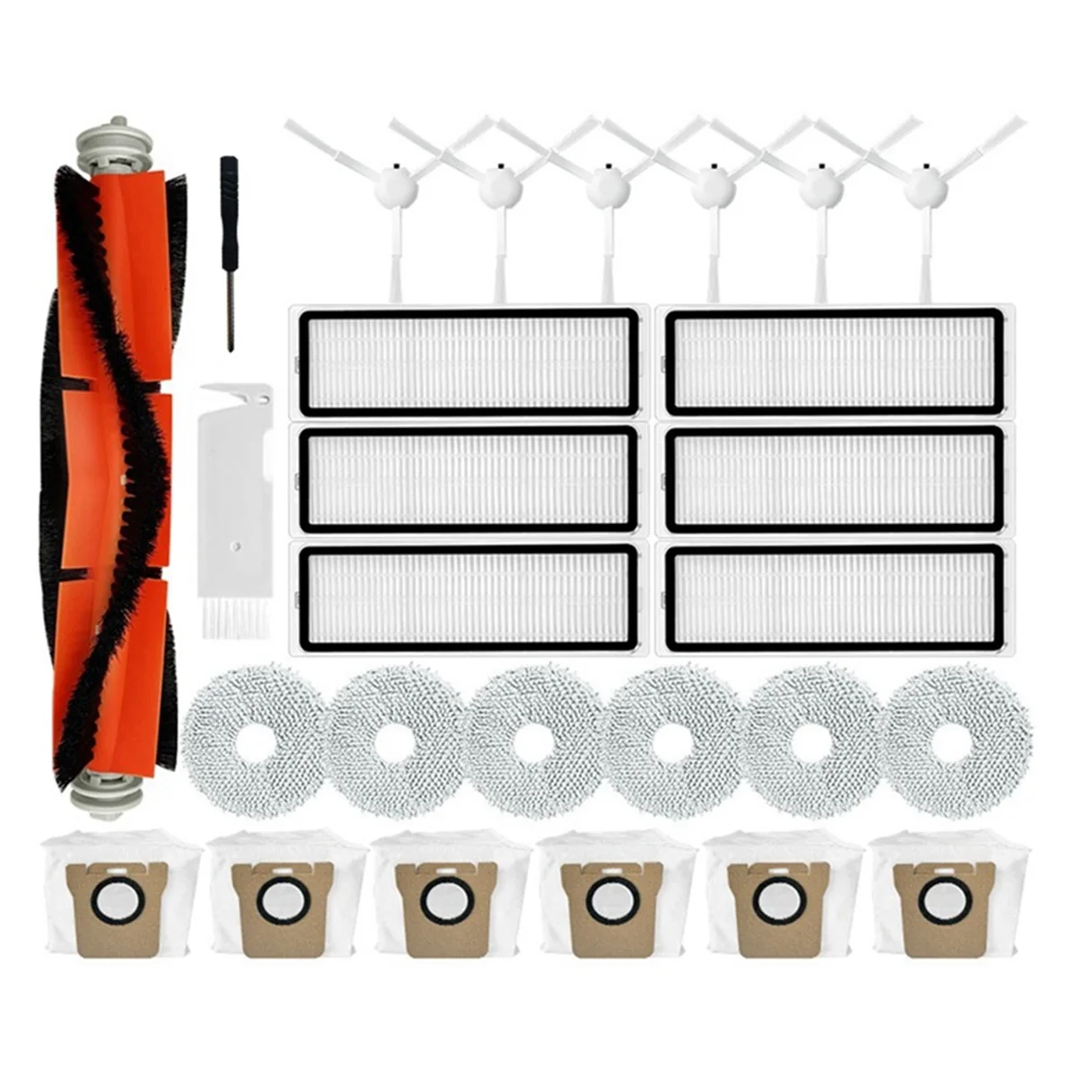 Для робота-пылесоса Xiaomi X10 + / B101CN/ Dreame L10S Ultra S10 Pro основная боковая щетка Hepa фильтр