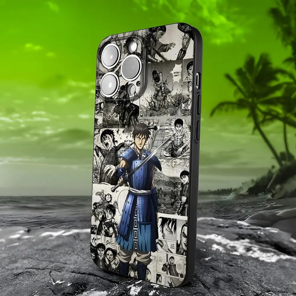 Чехол для телефона Kingdom Manga Kanki Hara IPhone 15 16 13 Pro Max 14 12 11 Xr X 8 7 6 Plus роскошная задняя