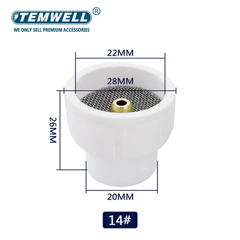 TEMWELL Керамические насадки для сварочной горелки WP9 WP20 WP17 WP18 WP26