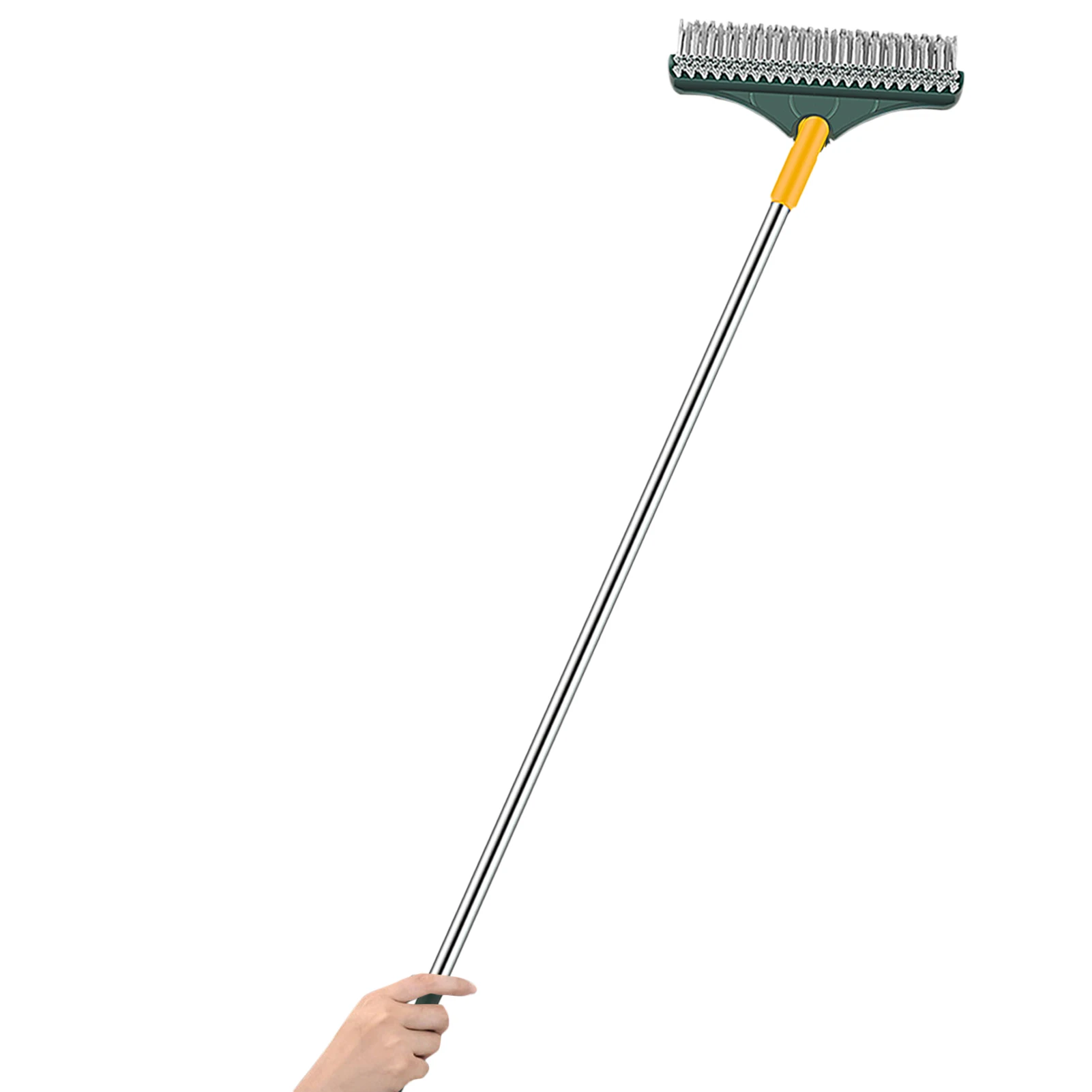

Floor Scrub Brush Grout Brush With Long Handle Stiff Bristle Bathroom Gadgets Floor Scrub Brush With Long Handle 180 Rotating