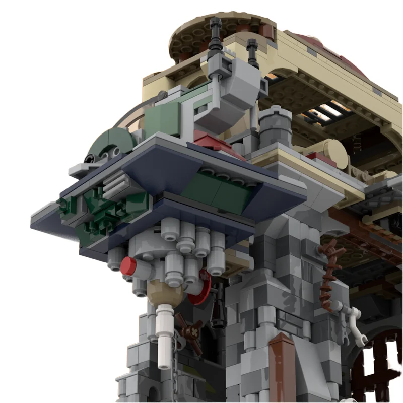 1581 деталь MOC: Модель расширенной зоны битвы звездных кораблей и ямы для ранкоров, конструктор, образовательная игрушка, художественные кирпичики, креативный набор для сборки, 3D-модель. (art.: 3920dd048da9c) - 3920dd048da9c