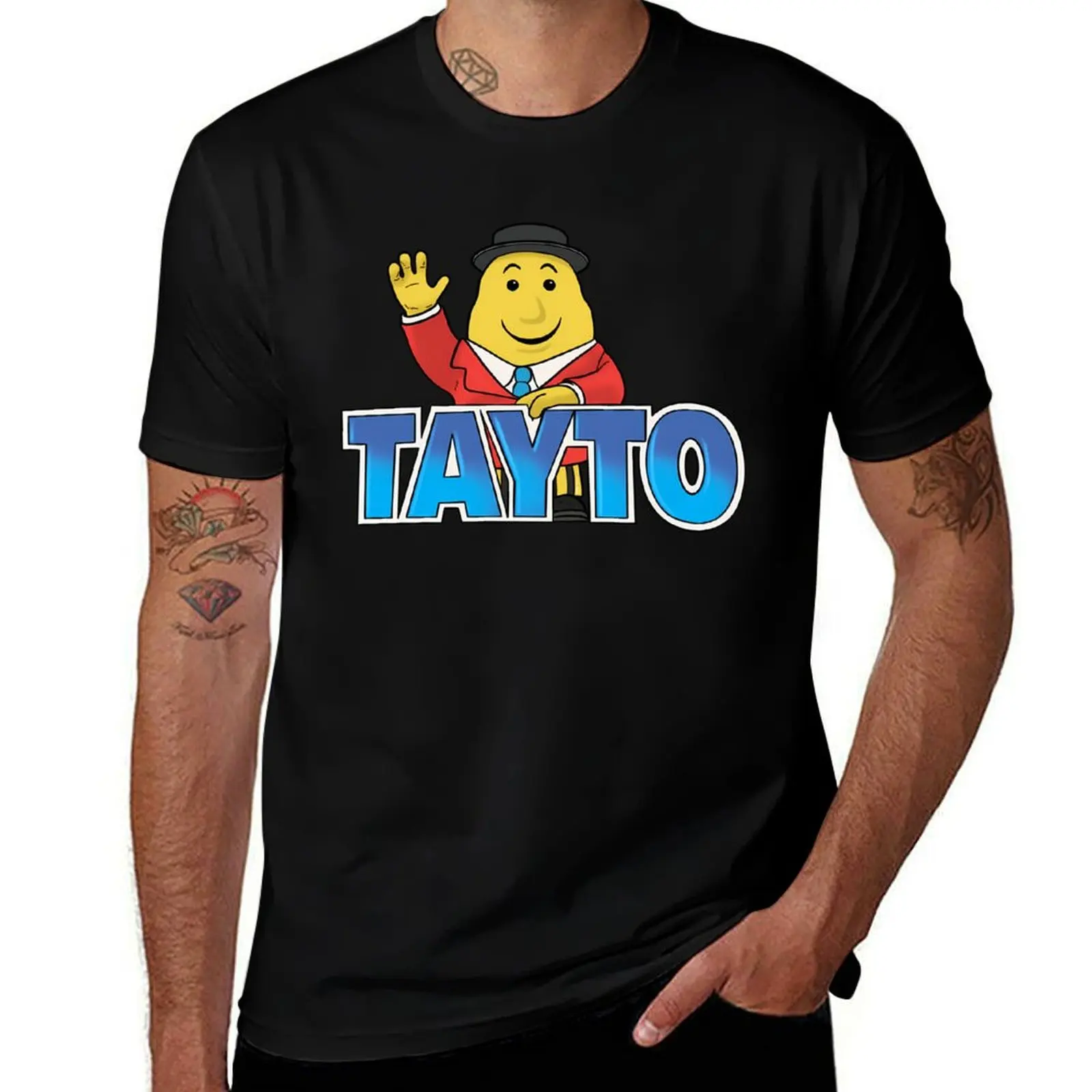 Фото Футболка Mr Tayto Crisp Man с модным принтом, повседневная, с коротким рукавом №1