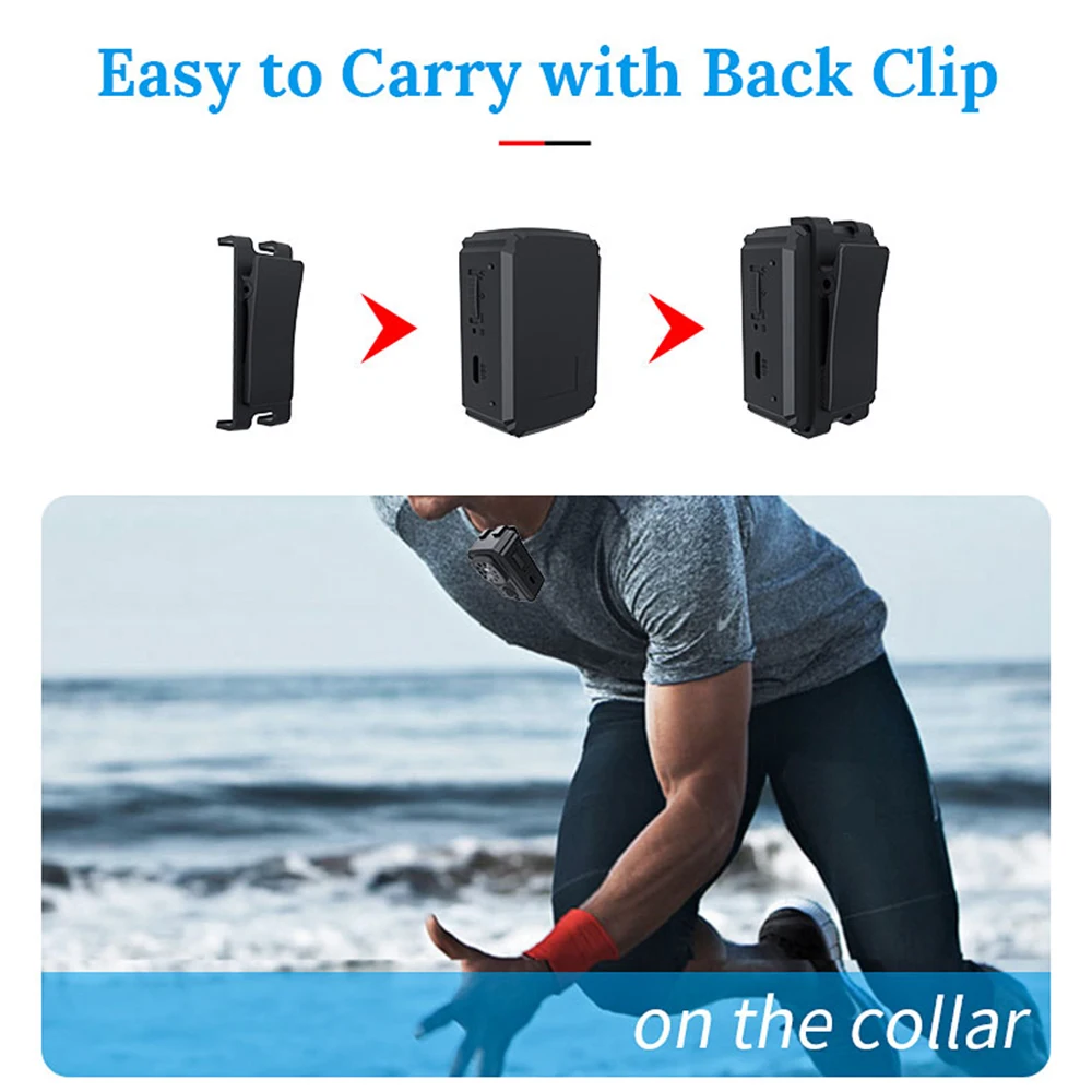 Новинка 2022 Экшн-камера задняя клипса цифровая смарт-камера ПИР HD