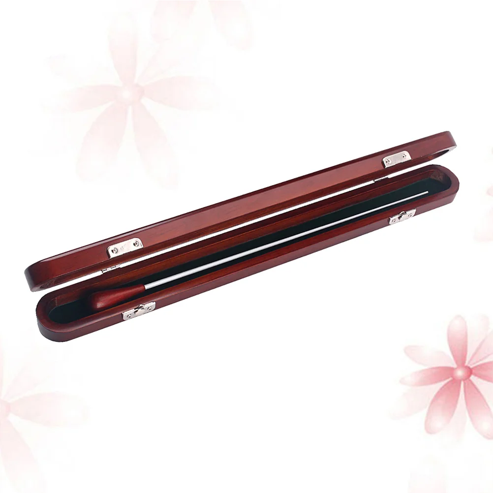 

Rosewood Wooden Band Music Director Orchestra Conductor Conducting with Storage Box R135C (Brown)
