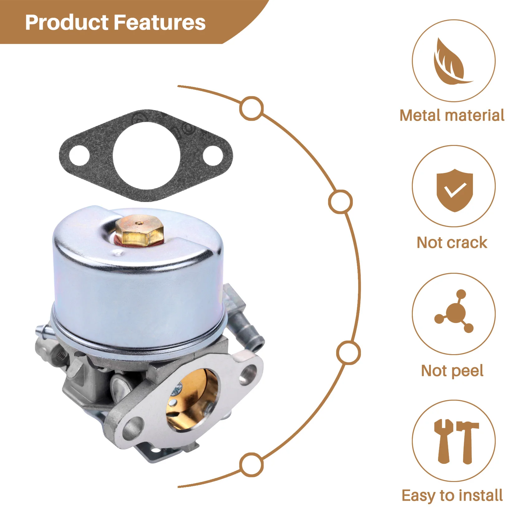 Карбюратор для Tecumseh 4HP 5HP HSK50 HS50 632107 632107A 640084B снегоочиститель