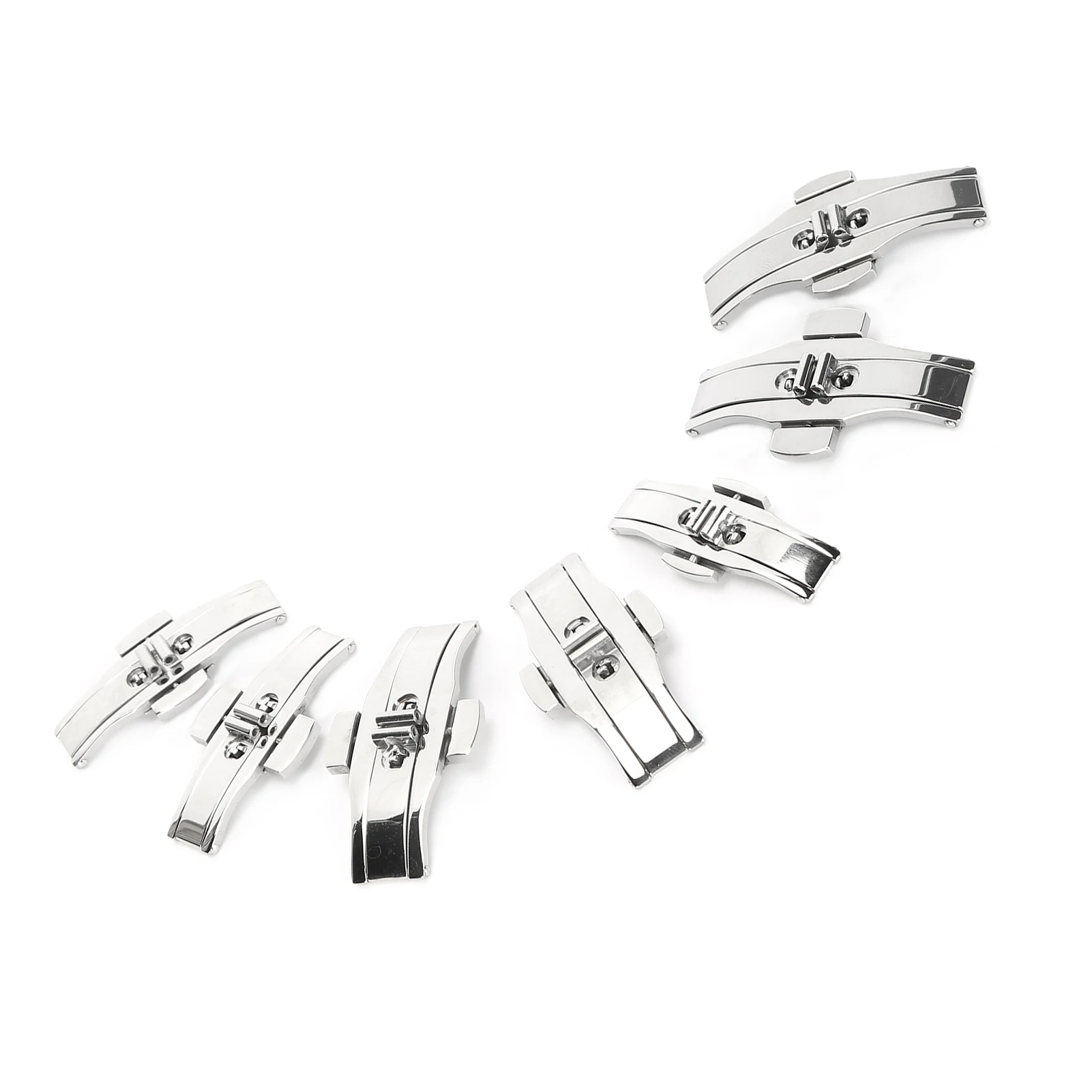 

Alloy Push Button Butterfly Buckle Butterfly Watch Clasp Watch Deployment Clasp