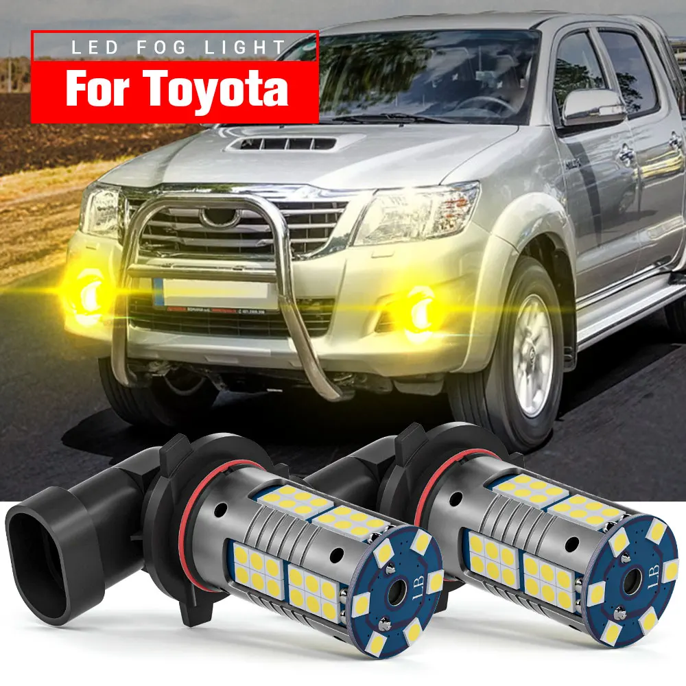 

2pcs LED Fog Light Lamp 9006 HB4 Canbus For Toyota Avensis T25 Hilux Prius Rav4 Yaris Vitz Camry 4Runner Avalon Land Cruiser